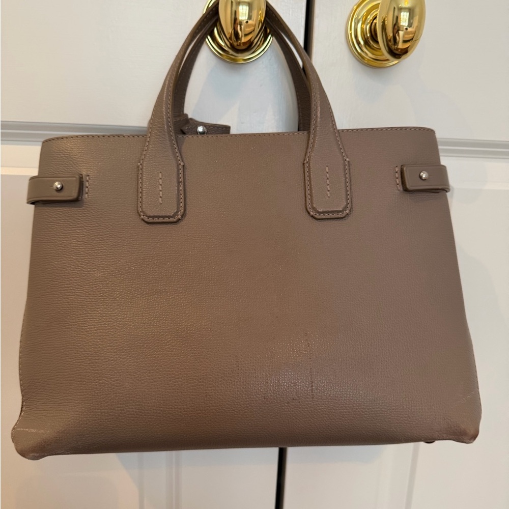 Burberry Brown Leather Tote - Picture 4 of 10